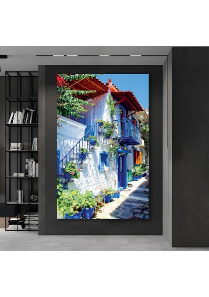 Muğla Evi Kanvas Tablo