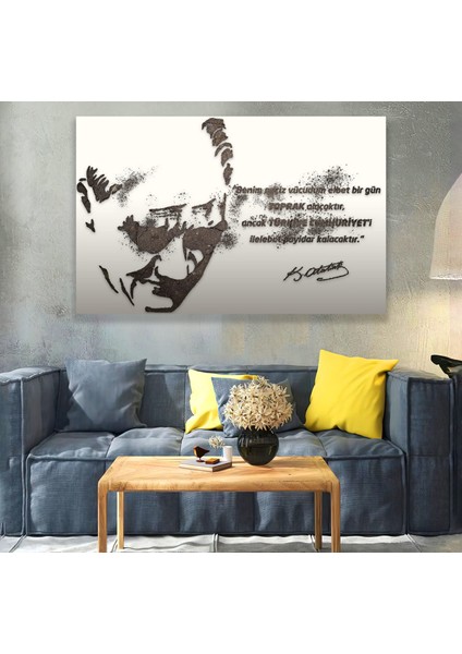 Atatürk Kanvas Tablo