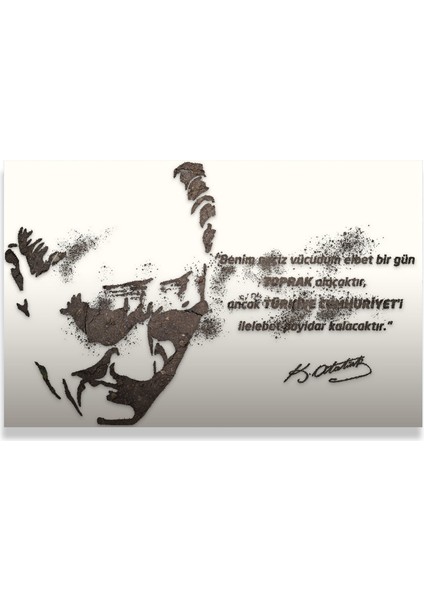 Atatürk Kanvas Tablo