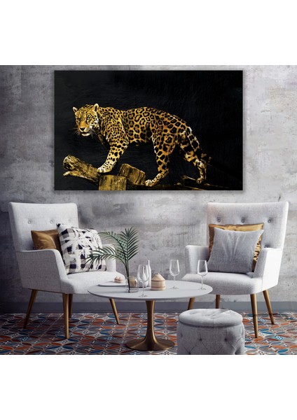 Leopar Kanvas Tablo