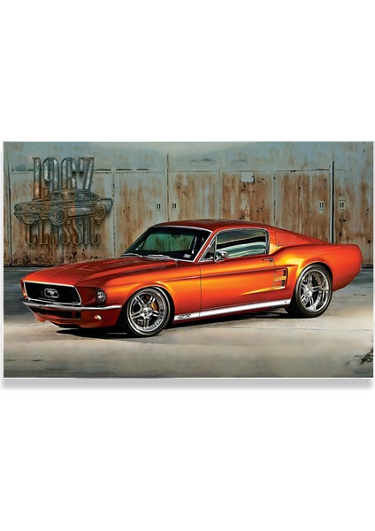1967 Ford Mustang Kanvas Tablo fırsatları