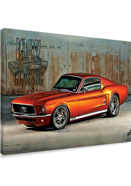 1967 Ford Mustang Kanvas Tablo indirimleri