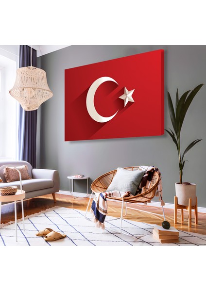 Al Bayrak Kanvas Tablo