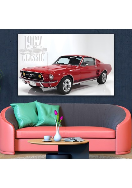 1967 Ford Mustang Kanvas Tablo