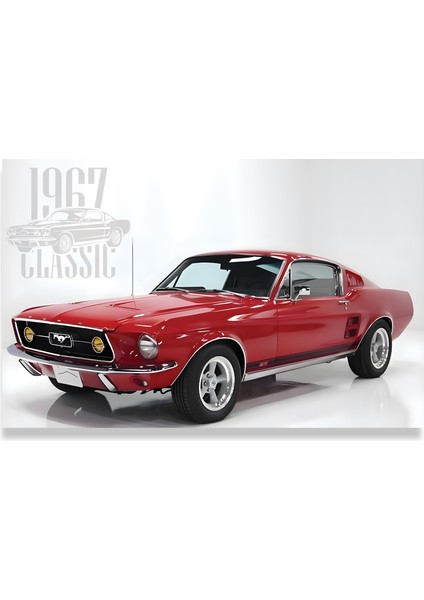 1967 Ford Mustang Kanvas Tablo fırsatları