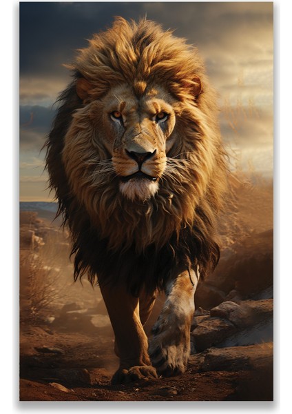 Aslan Kanvas Tablo