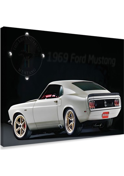 1969 Ford Mustang Kanvas Tablo indirimleri