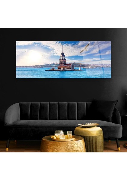 Kız Kulesi Cam Tablo modelleri