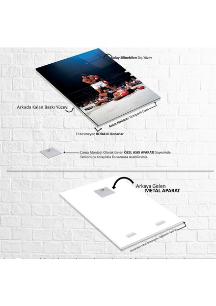 Muhammed Ali Cam Tablo indirimleri