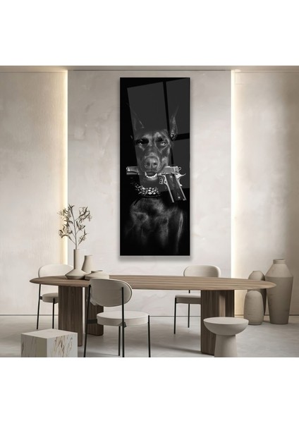 Köpek Cam Tablo