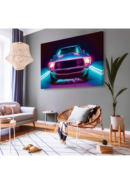 Ford Mustang Gt Kanvas Tablo modelleri