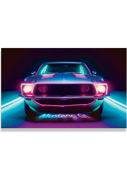 Ford Mustang Gt Kanvas Tablo fırsatları