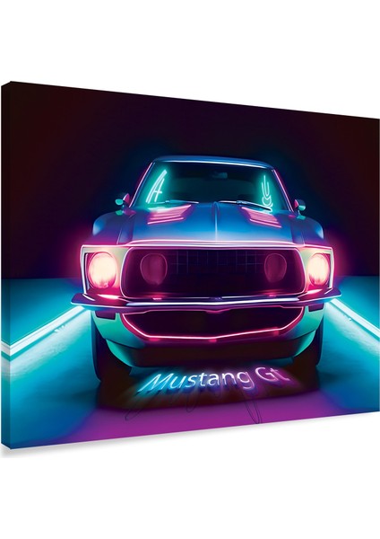 Ford Mustang Gt Kanvas Tablo indirimleri