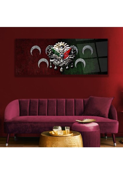 Osmanlı Arması Cam Tablo