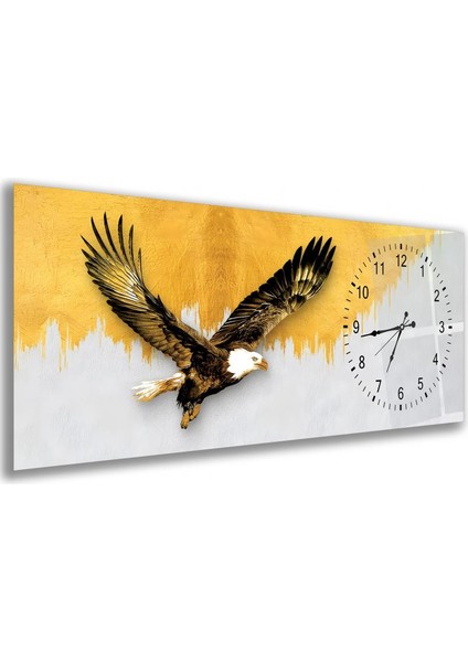 Saatli Altın Kartal Cam Tablo fiyatları