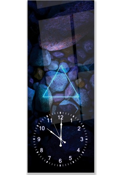 Saatli Neon Taşlar Cam Tablo fiyatları