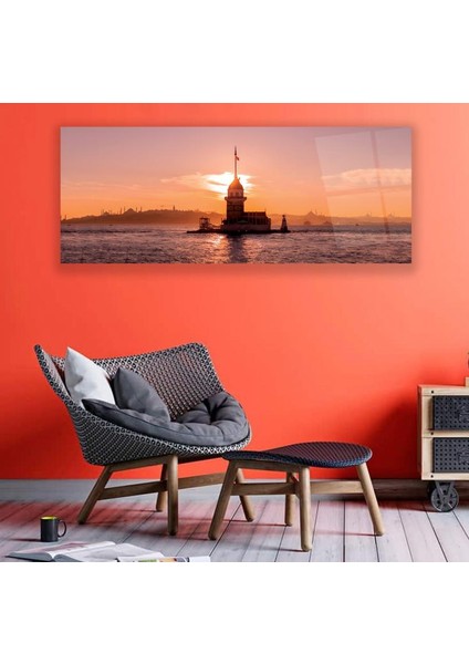 Kız Kulesi Cam Tablo