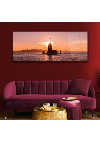 Kız Kulesi Cam Tablo modelleri