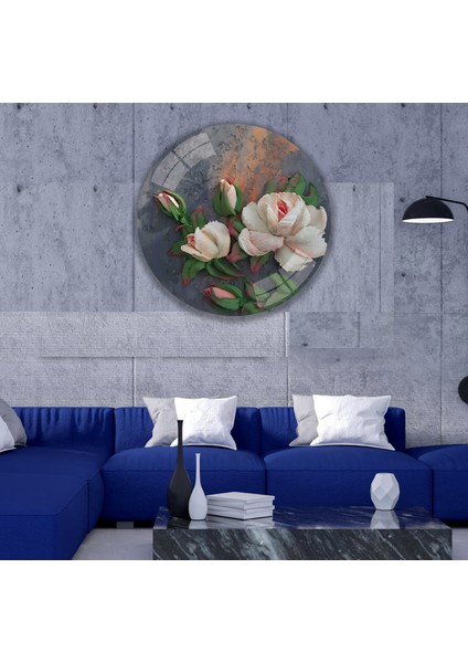 Çiçekler Cam Tablo modelleri