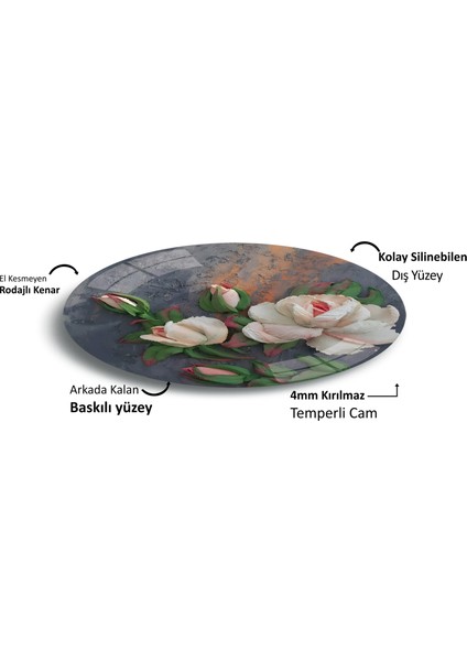 Çiçekler Cam Tablo fırsatları