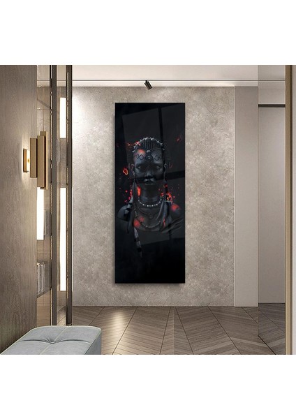 Siyahi Kadın Cam Tablo