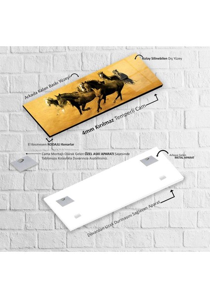 Atlar Cam Tablo indirimleri