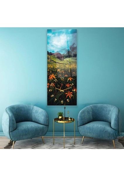Saatli Doğa Cam Tablo modelleri