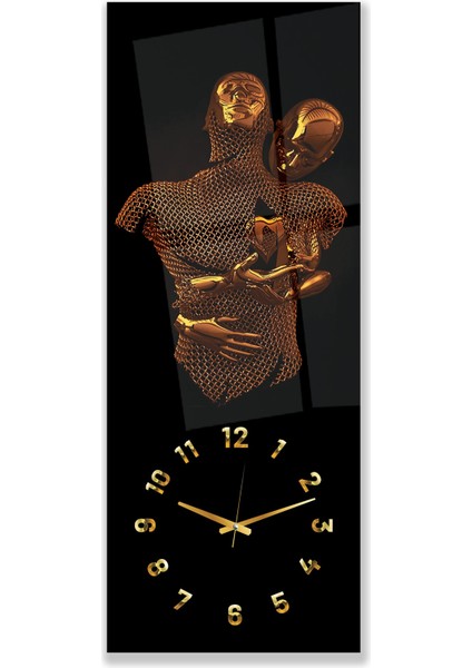 Saatli Aşkın Gücü Cam Tablo modelleri