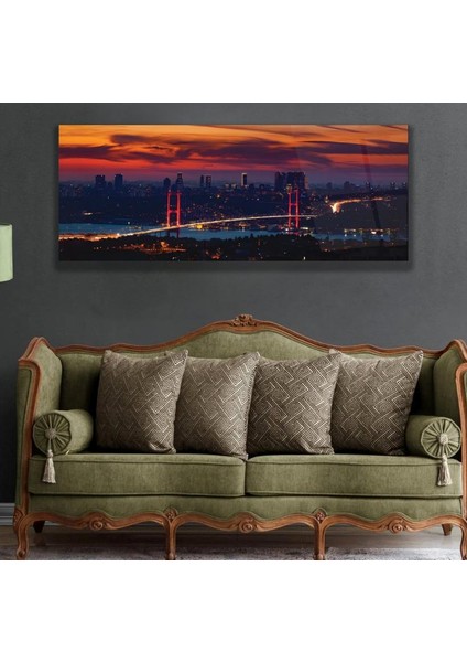 Gece Istanbul Cam Tablo fırsatları