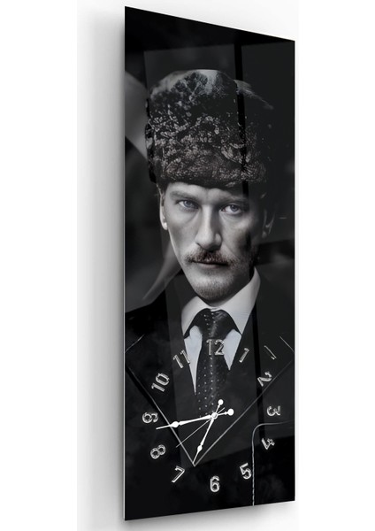 Saatli Mustafa Kemal Atatürk Cam Tablo fiyatları