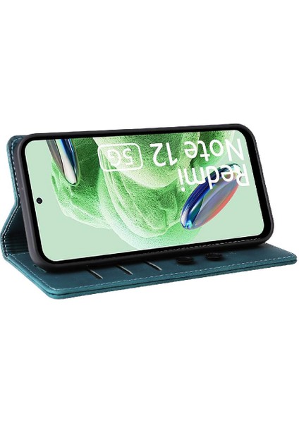 Xiaomi Redmi Not 12 Için Flip Case 5g Kapak Çevirin Cüzdan Basit Iş (Yurt Dışından)