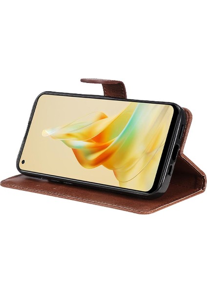 Oppo RENO8T 4g Klasik Düz Renk Iş Cüzdan Telefon Için Flip Case (Yurt Dışından) indirimleri