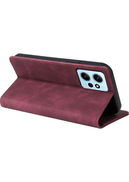 Xiaomi Redmi Not 12 Için Flip Case 4g Kapak Çevirin Darbeye Cüzdan Kılıf (Yurt Dışından)