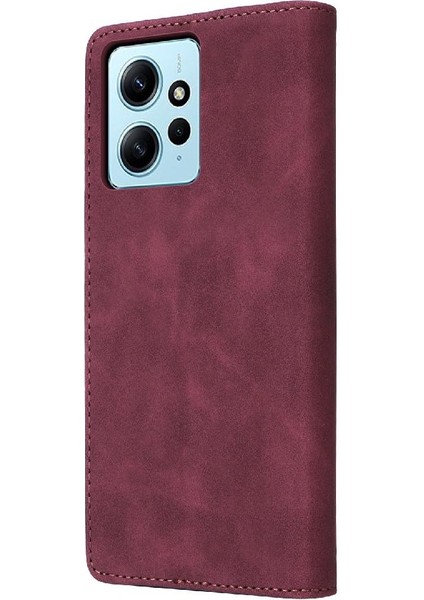 Xiaomi Redmi Not 12 Için Flip Case 4g Kapak Çevirin Darbeye Cüzdan Kılıf (Yurt Dışından)