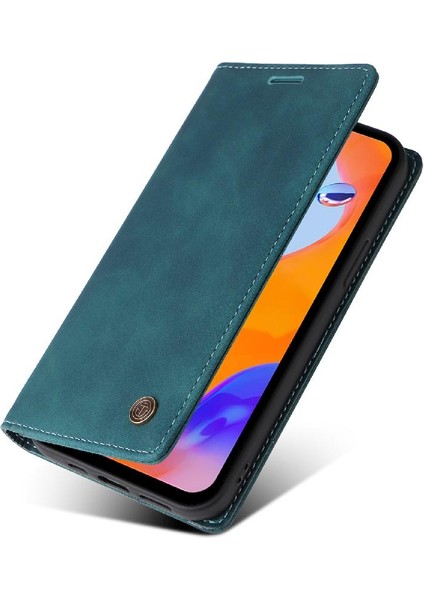 Xiaomi Redmi Not 11 Pro Için Flip Case Darbeye Basit Iş Deri (Yurt Dışından)