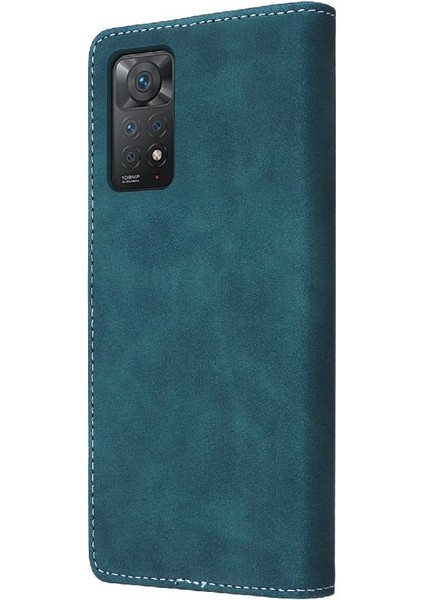 Xiaomi Redmi Not 11 Pro Için Flip Case Darbeye Basit Iş Deri (Yurt Dışından)
