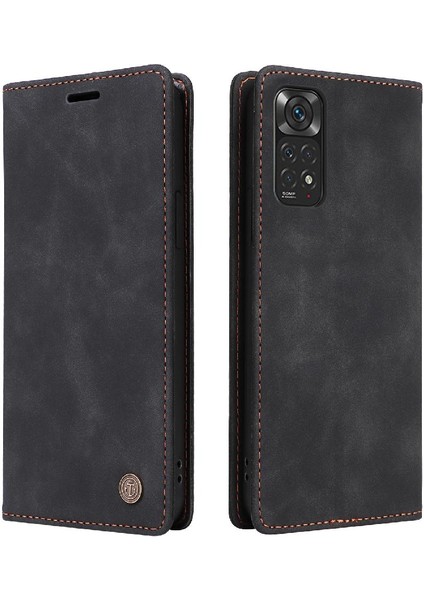 Xiaomi Redmi Not 11S Için Flip Case Basit Iş Darbeye Cüzdan (Yurt Dışından)