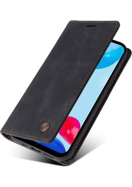 Xiaomi Redmi Not 11S Için Flip Case Basit Iş Darbeye Cüzdan (Yurt Dışından)