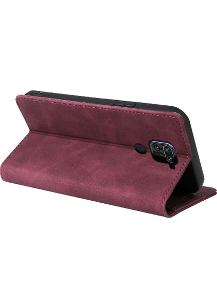 Xiaomi Redmi Not 9 Için Flip Case Kapak Cüzdan Basit Iş Durum (Yurt Dışından)