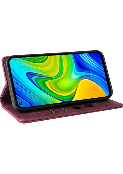 Xiaomi Redmi Not 9 Için Flip Case Kapak Cüzdan Basit Iş Durum (Yurt Dışından)