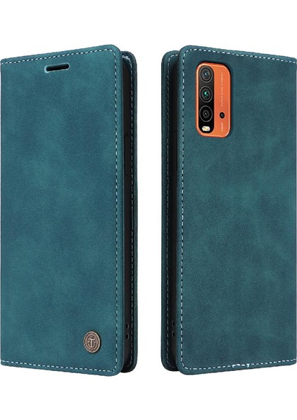 Xiaomi Redmi 9t Darbeye Basit Iş Deri Kılıf Için Flip Case (Yurt Dışından)