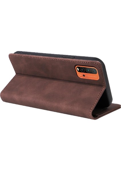 Xiaomi Redmi 9t Darbeye Basit Iş Deri Kılıf Için Flip Case (Yurt Dışından)