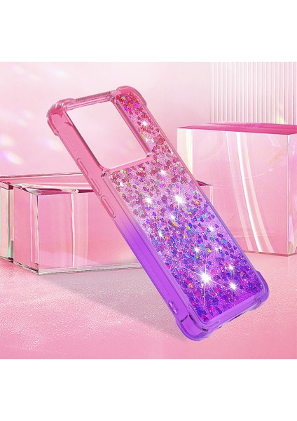 Xiaomi Redmi Için Kılıf K60 Ultra Akan Sparkle Hareketli Kapak Temizle Tampon (Yurt Dışından) modelleri