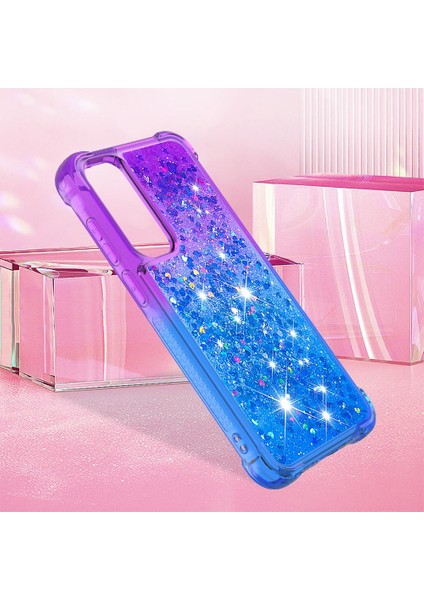 Samsung Galaxy Case 5g Için Komik Bling Parlak Kristal Sıvı Glitter (Yurt Dışından)