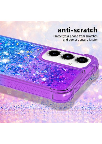 Samsung Galaxy Case 5g Için Komik Bling Parlak Kristal Sıvı Glitter (Yurt Dışından)