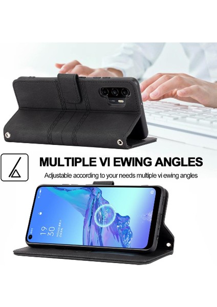 Samsung Galaxy A32 5g/ M32 5g Kickstand Pu Deri Manyetik Için Flip Case (Yurt Dışından) modelleri