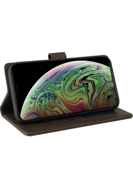 Iphone Xs Max Üç Kart Yuvaları Kickstand Premium Deri Için Flip Case (Yurt Dışından) indirimleri