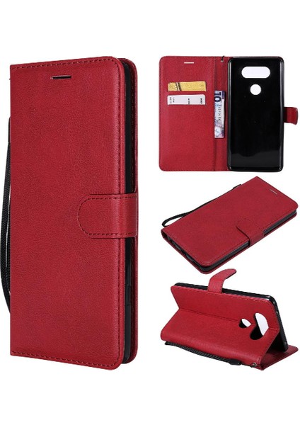Lg V20 Için Flip Case Kart ile Yüksek Kaliteli Deri Klasik Düz Renk (Yurt Dışından) fiyatları