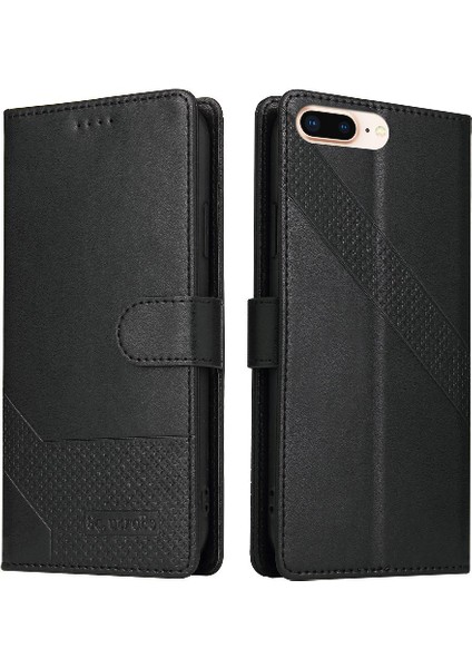 Iphone 6 Için Flip Case Artı Kickstand Premium Deri Üç Kart Yuvaları (Yurt Dışından)