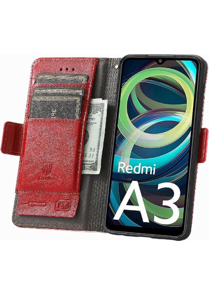 Xiaomi Redmi A3 Çok Renkli Iş Cüzdan Ekleme Yuvası Için Flip Case (Yurt Dışından) fiyatları